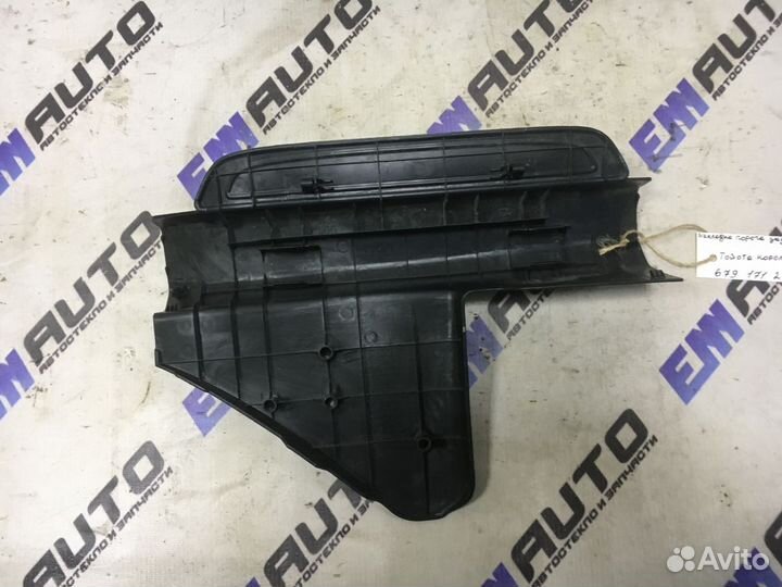 Накладка порога задняя правая Тойота Королла Е150