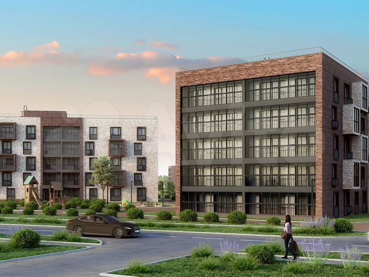 1-к. квартира, 44,3 м², 1/5 эт.