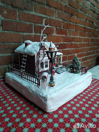 Новогодний домик. Поделка в школу, садик