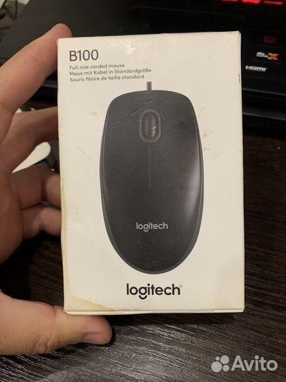 Мышь logitech b100