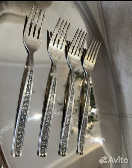 Мельхиоровые вилки ложки СССР