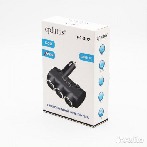 Автомобильный разветвитель прикуривателя Eplutus