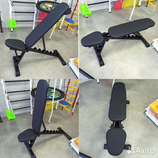 Скамья для жима штанги и гантелей