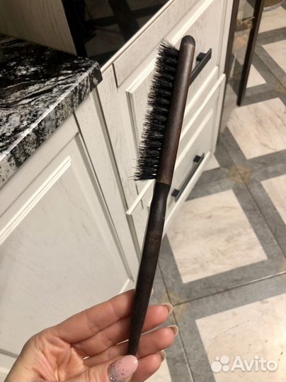 Расческа-выпрямитель, натуральная щетина