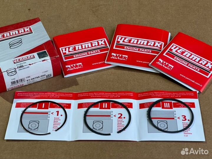 Кольца поршневые STD Ford Focus 1.6 Zetec