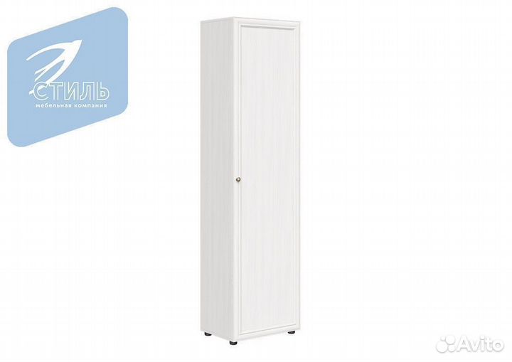 Оскар-7А Пенал со штангой Дуб Крафт Белый