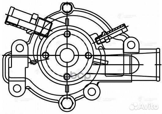 Насос водяной для а/м ГАЗель-Бизнес умз-4216