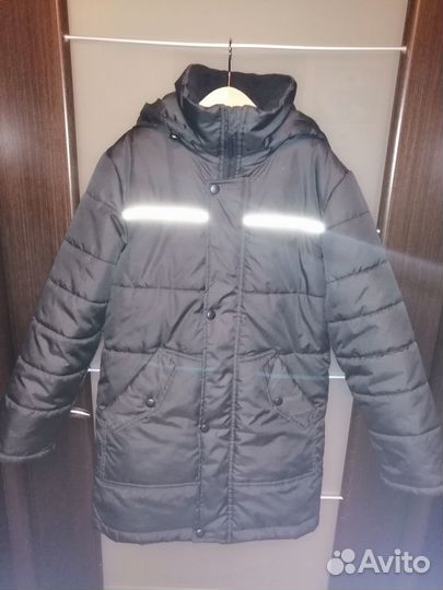 Демисезонная удлинённая куртка для мальчика