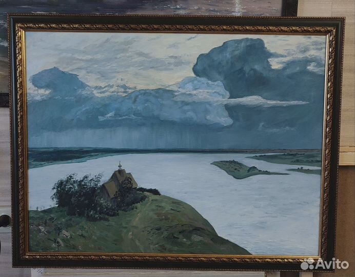 Картина маслом на холсте. Копия с Левитана