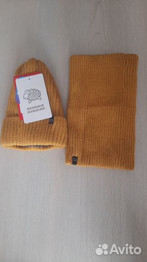 Шапка детская зимняя со снудом