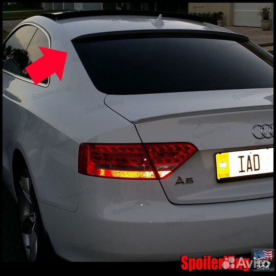 Спойлер заднего стекла Audi A5