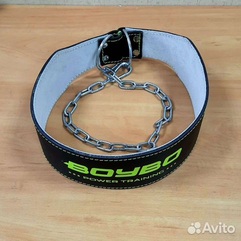 Тяжелая атлетика пояс для отягощений кожа с цепью