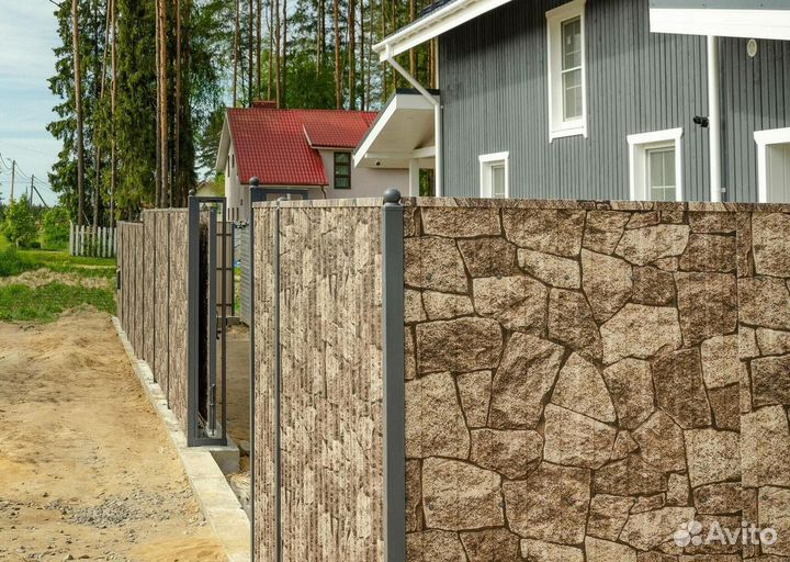 Откатные ворота - двойные