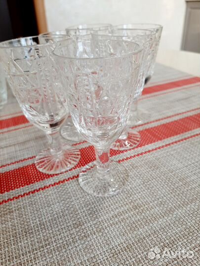 Хрустальные рюмки на ножке СССР
