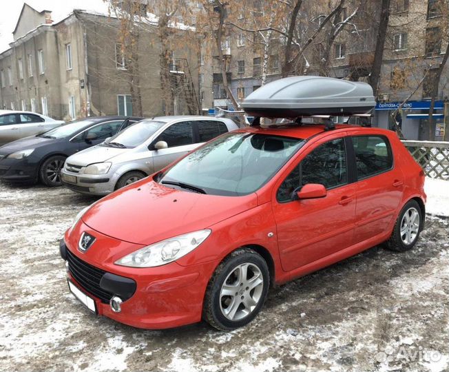 Автомобильный бокс Koffer A430 (серый матовый)