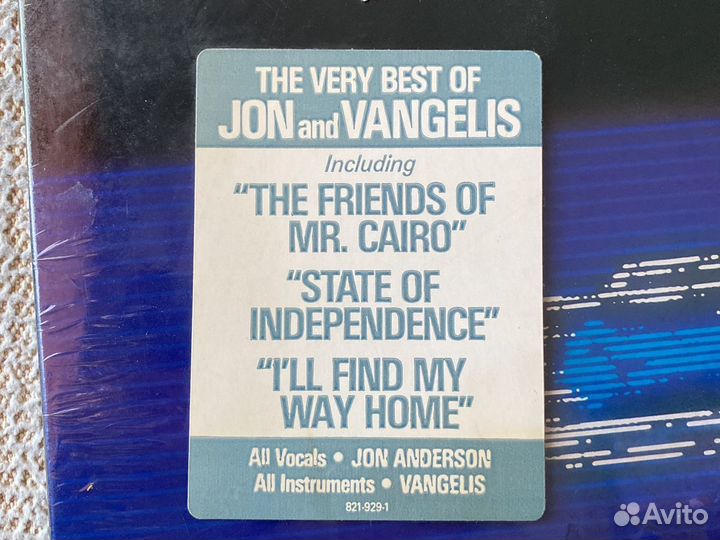 Виниловая пластинка The best of Jon and Vangelis