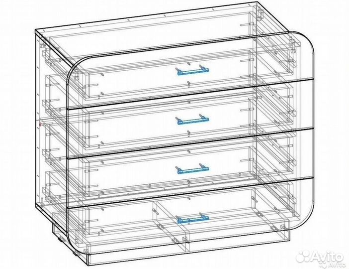 Комод Модерн -11 мдф
