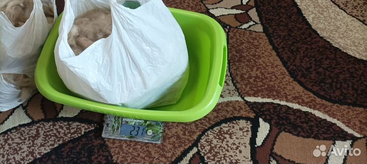 Собачья шерсть пух