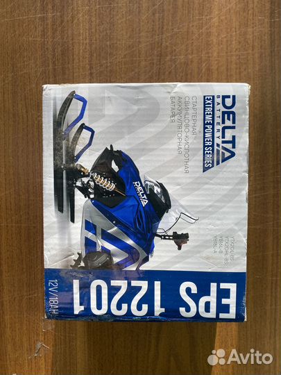 Мото аккумулятор гелевый Delta EPS 12201