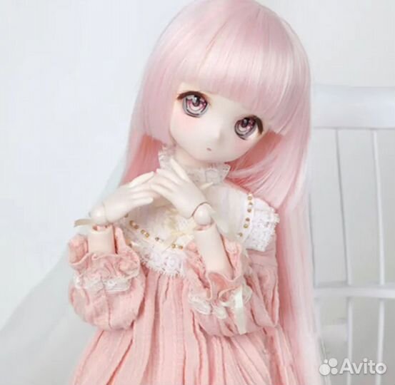 Парик и костюм для BJD куклы