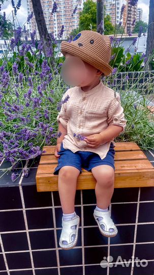 Муслиновая рубашка 86-92