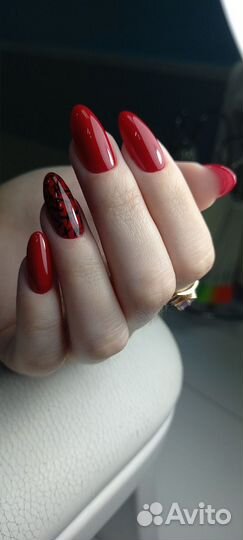 Маникюр, покрытие гель лак, укрепление, дизайн