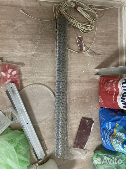 Остатки стройматериалов