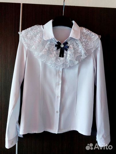 Школьная блузка р. 146