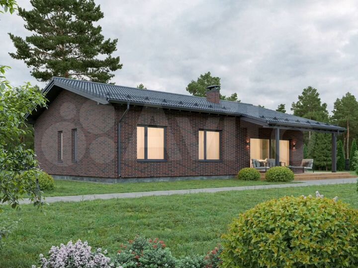 Дом 148 м² на участке 8 сот.