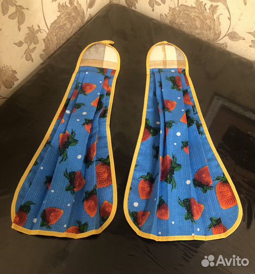 Кухонные чайные полотенца с петелькой