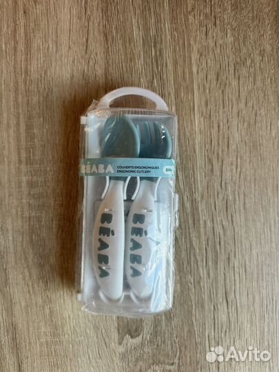 Ложка и вилка beaba для кормления