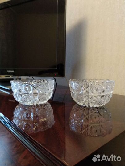 Салатницы хрусталь 3шт в наличии