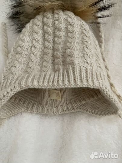 Шапка детская для девочки зимняя