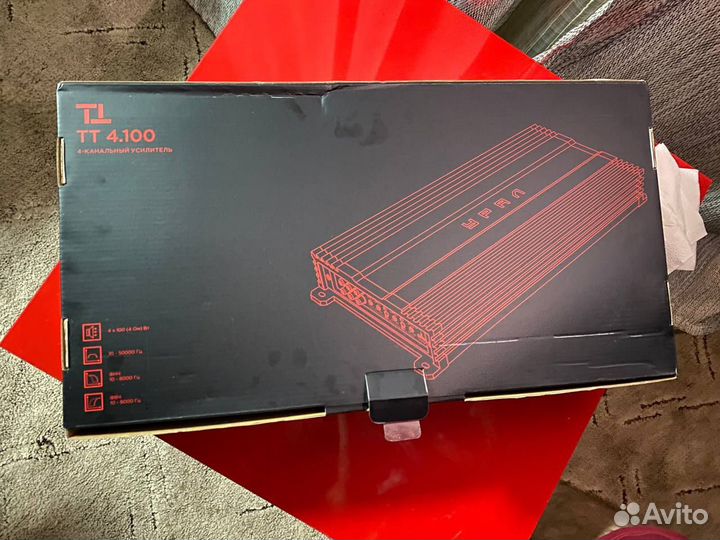 Автомобильный усилитель Урал тт 4.100 4-канальный
