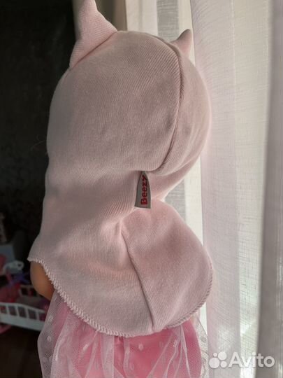 Шапка шлем для девочки