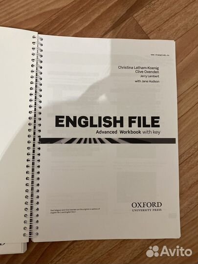 Учебники English file Advanced Oxford