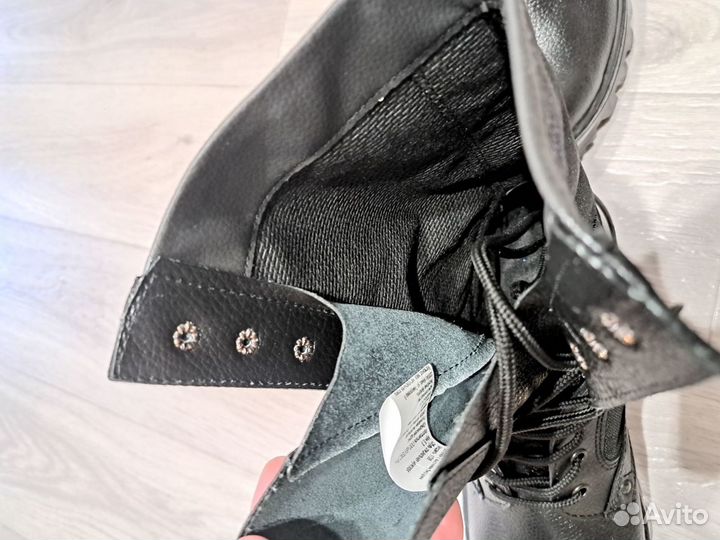 Берцы кожаные