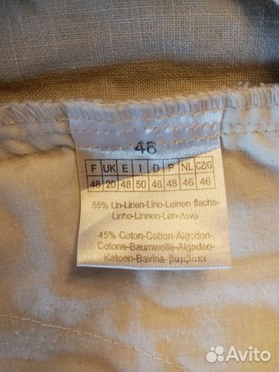 Шорты женские льняные длинные широкие