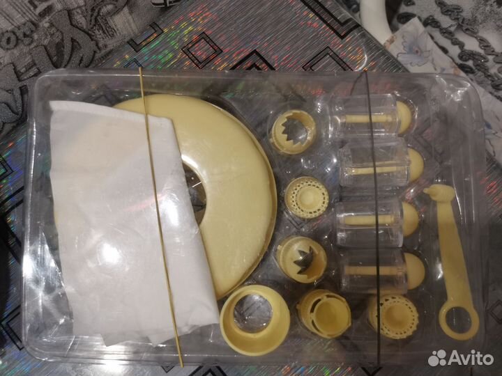 Кондитерский мешок с насадками