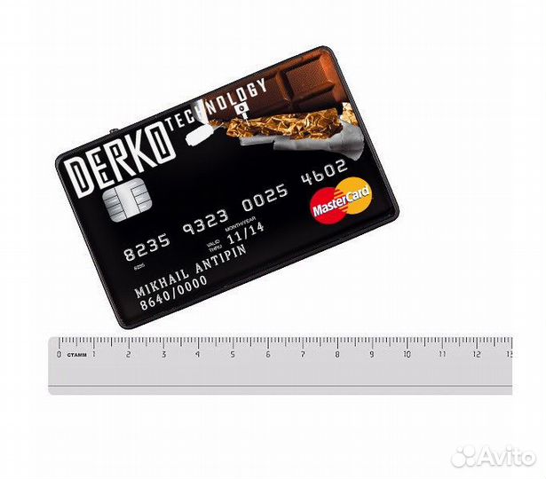 Mini Phone «Card» c микронаушником 4 мм