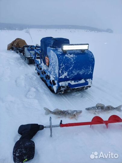 Мотобуксировщик мотособака 20 л с
