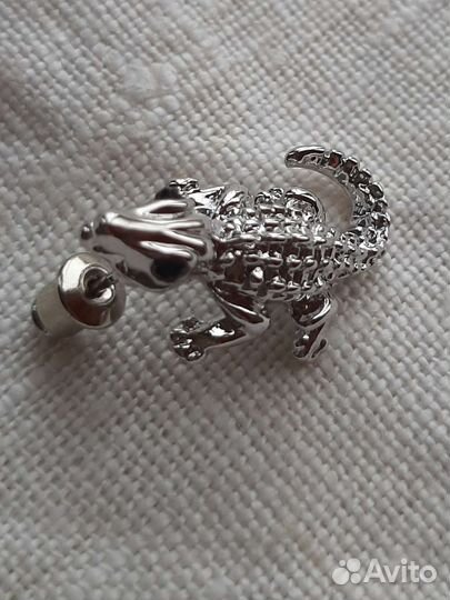 Серьги Крокодильчики