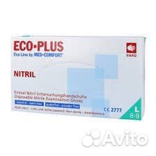 Перчатки нитриловые blue eco plus размер L
