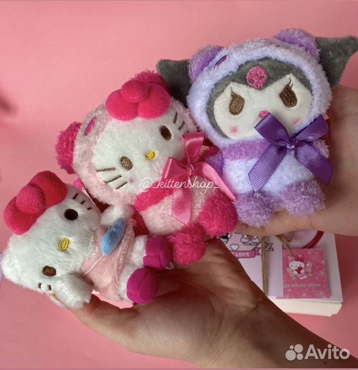 Подарочный бокс с мягкой игрушкой Hello Kitty