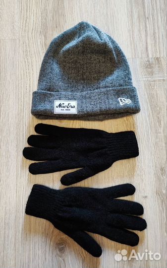 Новая Шапка новые перчатки мальчику, юноше