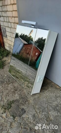 Зеркало шкаф в ванную с подсветкой