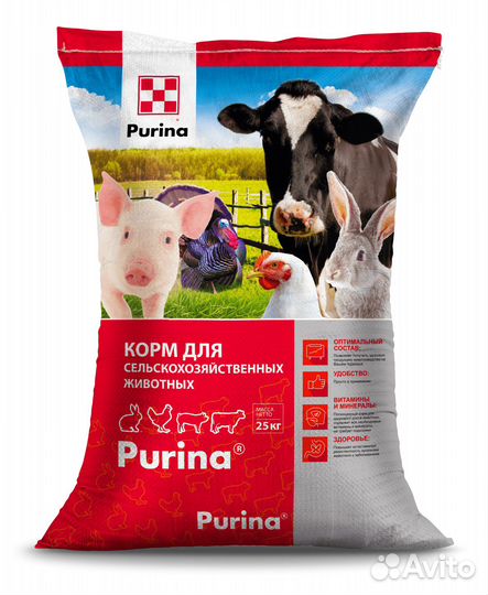 Корм Purina для с.х. животных и птицы
