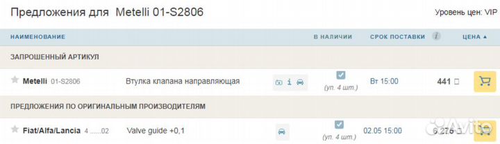 Втулка клапана грм направляющая Opel