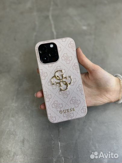 Чехол guess Guess для iPhone 4G Big Light Pink