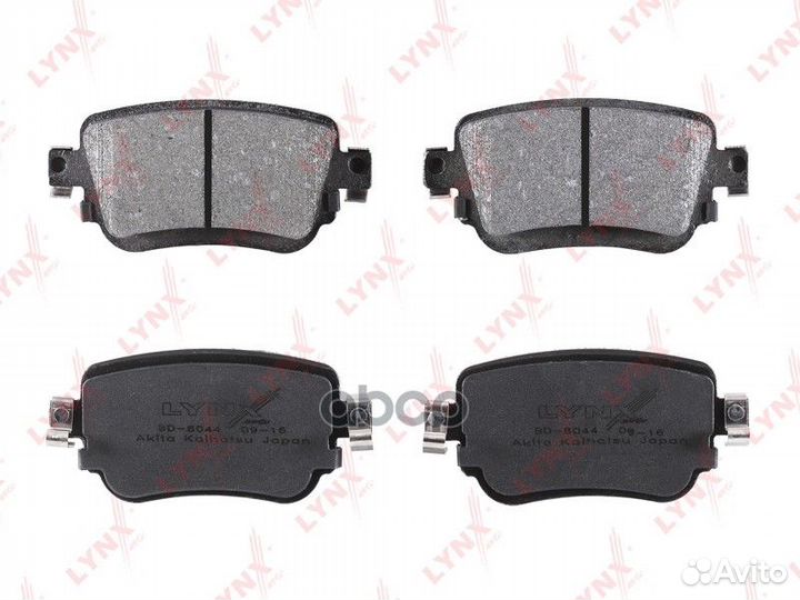 Колодки тормозные дисковые зад BD8044 lynxauto